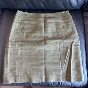 LOFT Olive green mini skirt